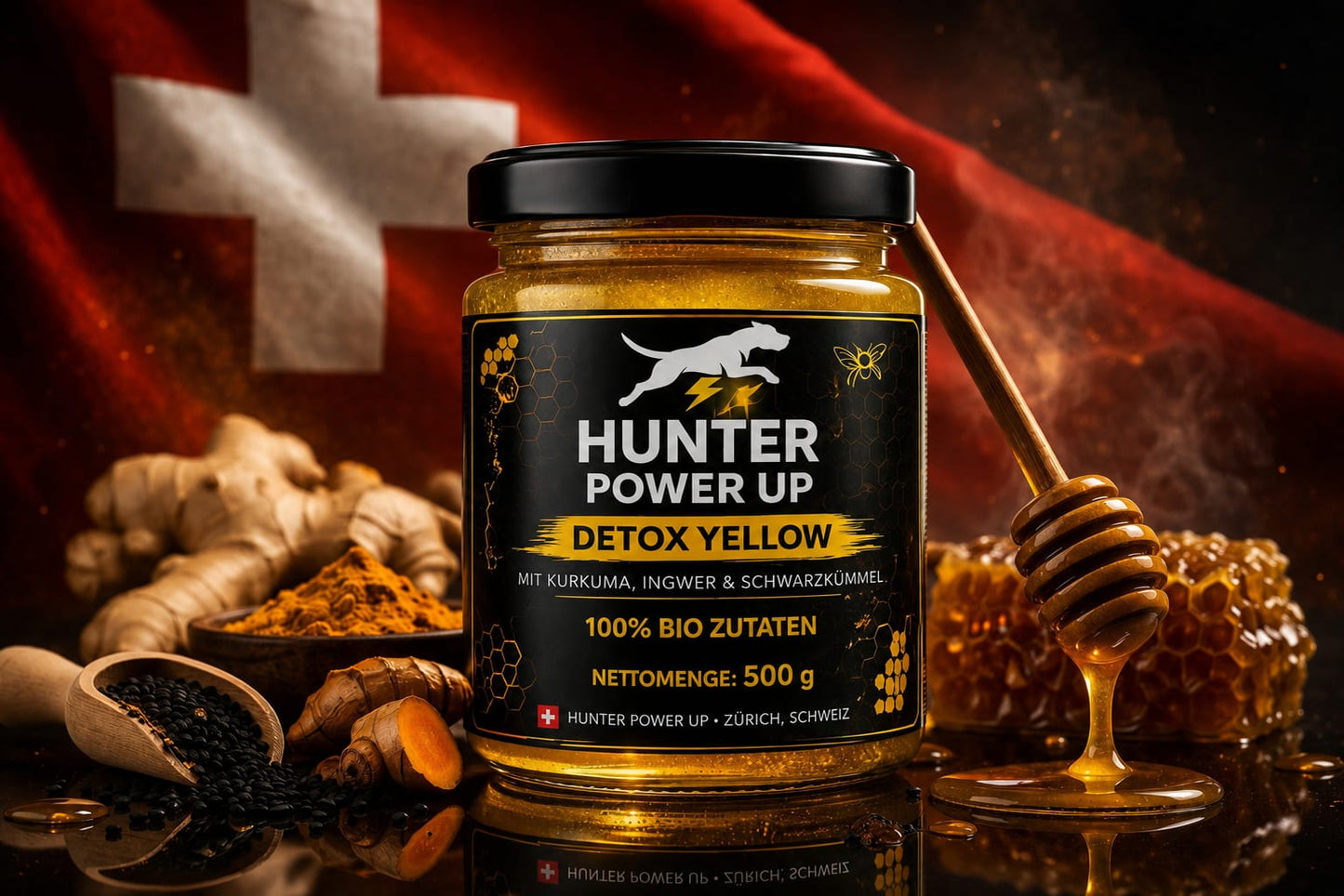 Hunter Power Up - Detox Yellow 500g